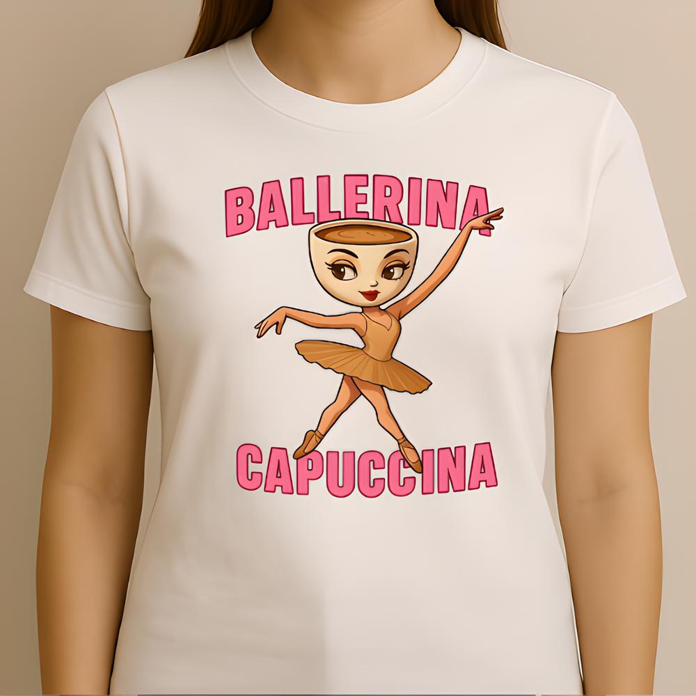 T-SHIRT BALLERINA CAPUCCINA