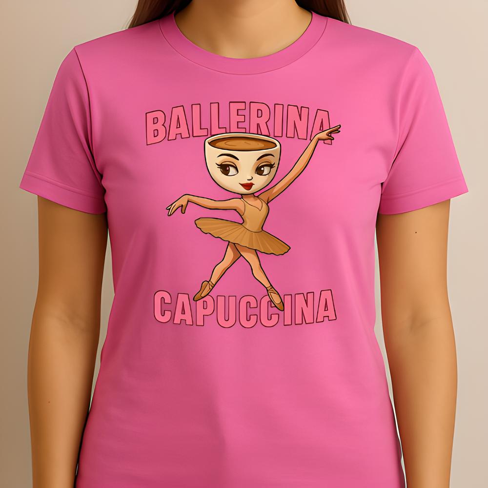 T-SHIRT BALLERINA CAPUCCINA