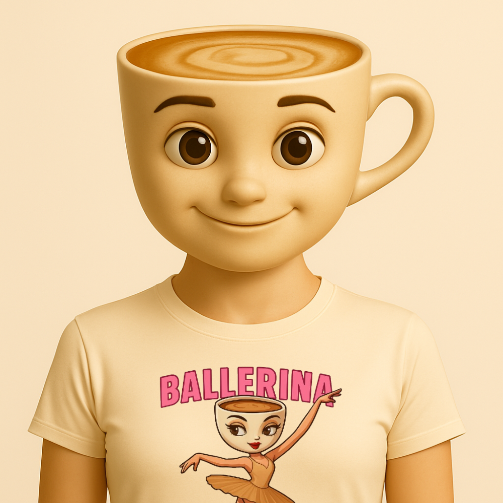 T-SHIRT BALLERINA CAPUCCINA
